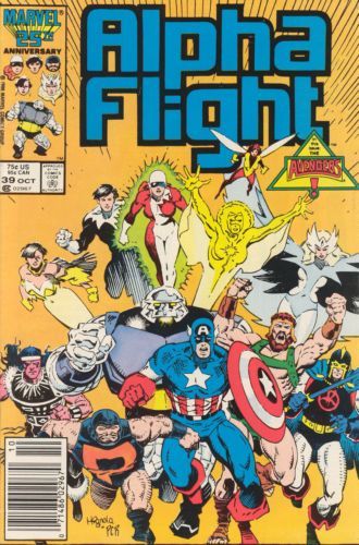 Alpha Flight, Vol. 1 #39B Newsstand Edition