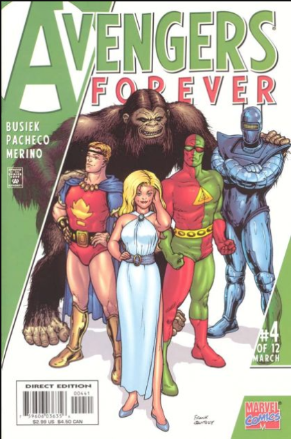 Avengers Forever, Vol. 1 #4D "1950s Avengers" Quitley Variant Cover