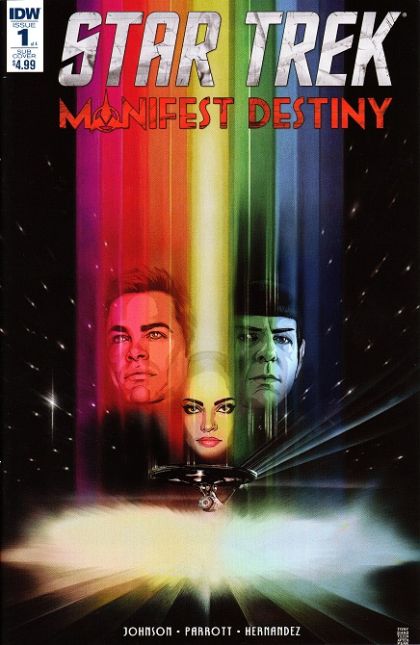 Star Trek: Manifest Destiny #1B Tony Shasteen Subscription Cover