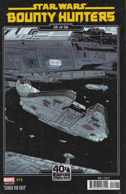 Star Wars: Bounty Hunters (Marvel Comics) #12B Chris Sprouse The Empire Strikes Back 40th Aniverssary Variant