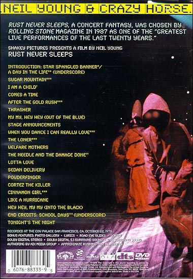 Rust Never Sleeps (1979) - DVD