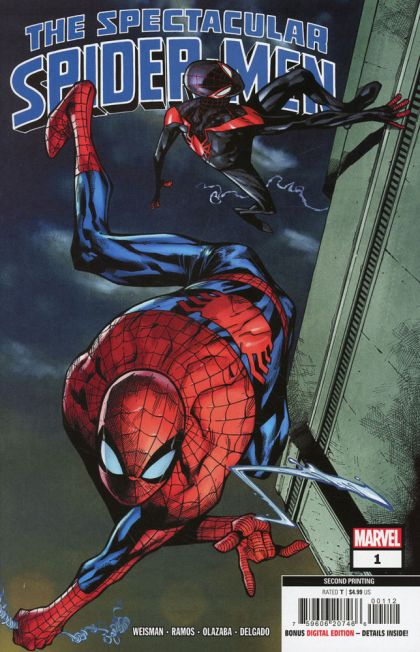 The Spectacular Spider-Men #1O 2nd Printing Humberto Ramos