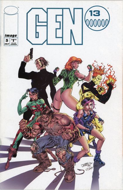 Gen 13, Vol. 1 (1994) #5A J. Scott Campbell Regular