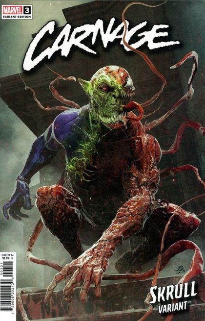 Carnage, Vol. 3 #3B Björn Barends Skrull Variant