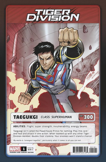 Tiger Division, Vol. 1 #1I Ron Lim Trading Card Variant