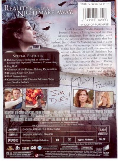 Premonition (2007) - DVD