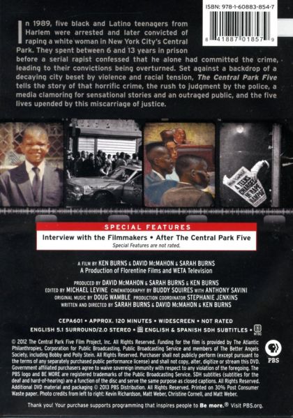 The Central Park Five - DVD