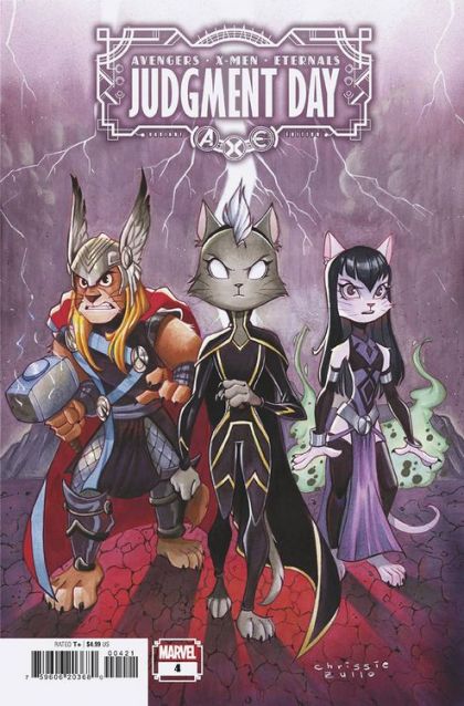 A.X.E.: Judgment Day #4B Chrissie Zullo Cat Variant