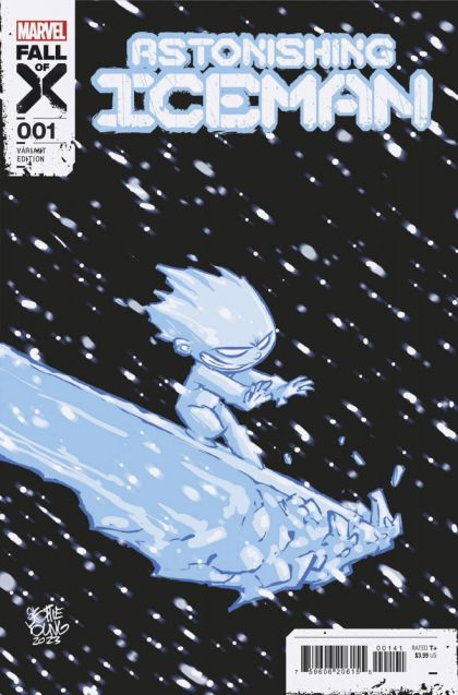 Astonishing Iceman #1D Skottie Young Variant