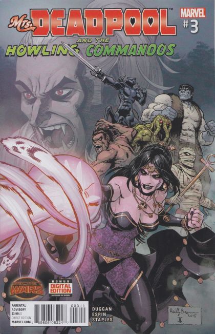 Mrs. Deadpool And The Howling Commandos #3A Reilly Brown Cover
