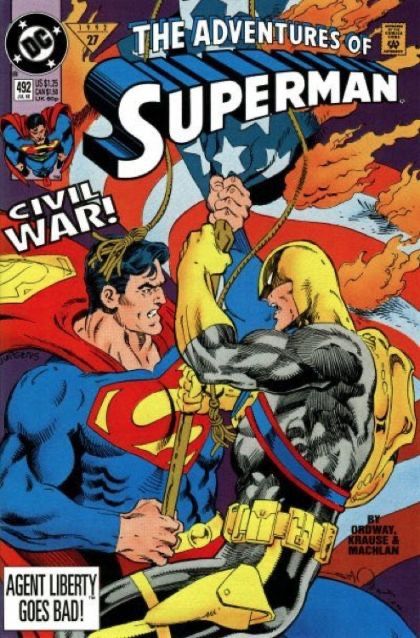 The Adventures of Superman #492A Direct Edition