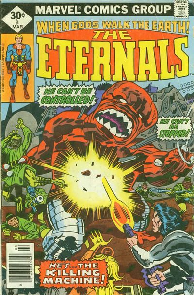 Eternals, Vol. 1 #9A Whitman Variant
