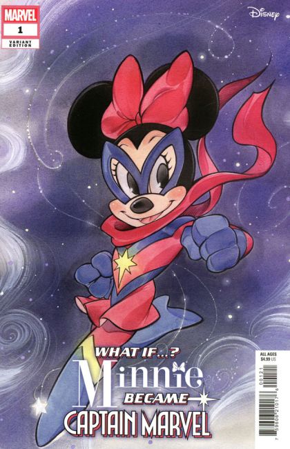 What If...? Minnie Became Captain Marvel #1B Peach Momoko Variant