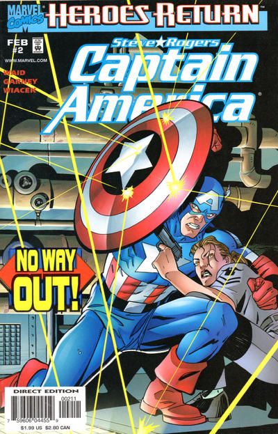 Captain America, Vol. 3 #2A Direct Edition