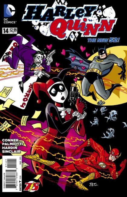 Harley Quinn, Vol. 2 #14B Flash 75th Anniversary Cover