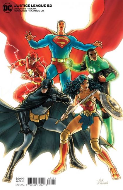 Justice League, Vol. 3 #52B Nick Derington Variant