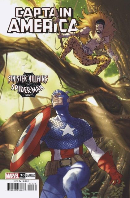 Captain America, Vol. 9 #30B Variant Taurin Clarke Spider-Man Villains Cover