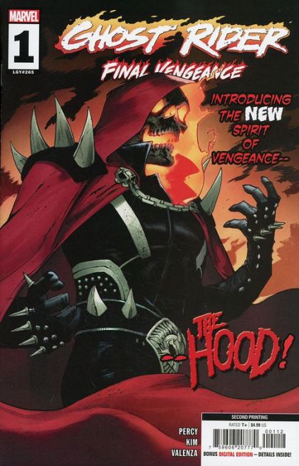 Ghost Rider: Final Vengeance #1J 2nd Printing Danny Kim
