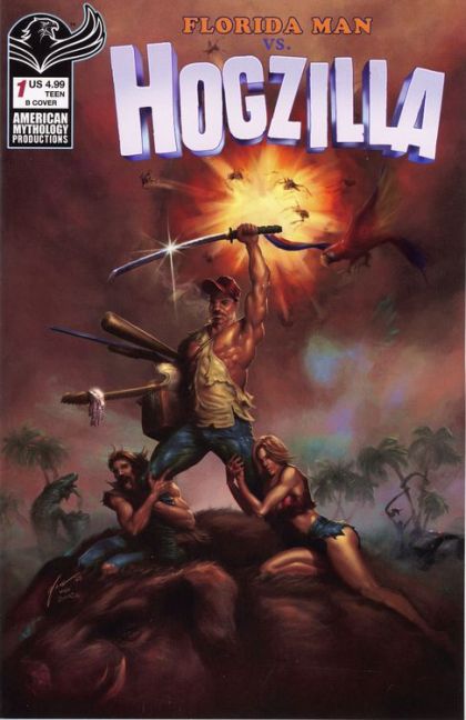 Florida Man vs. Hogzilla #1B Rogue Monori Homage Variant