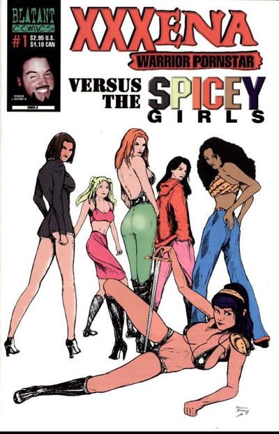 XXXena: Warrior Pornstar Vs. The Spicey Girls #1A Nude 1970's Porn Cover