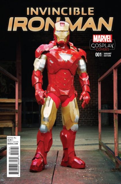 Invincible Iron Man, Vol. 2 #1D Dale Oliver Cosplay Incentive Variant Cover