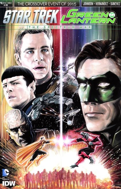 Star Trek / Green Lantern #4B J.K. Woodward Cover