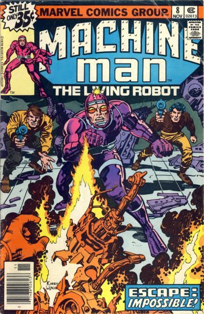 Machine Man, Vol. 1 #8B Newsstand Edition