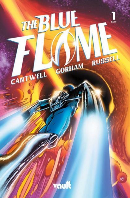 The Blue Flame #1A Regular Cover by Adam Gorham