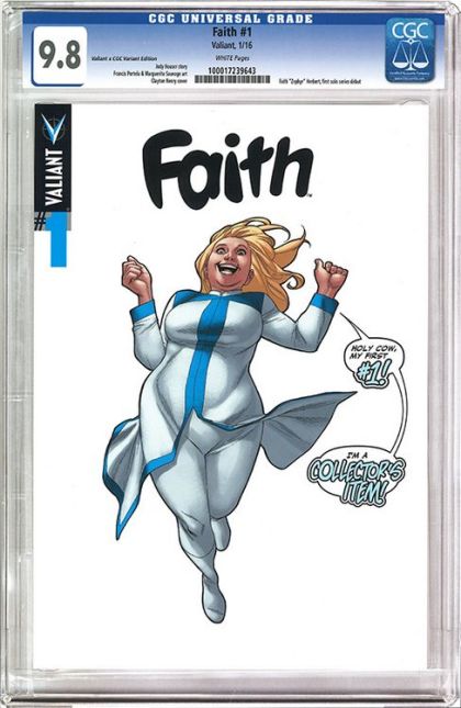 Faith (Valiant Entertainment), Vol. 1 #1C Clayton Henry CGC Replica Cover