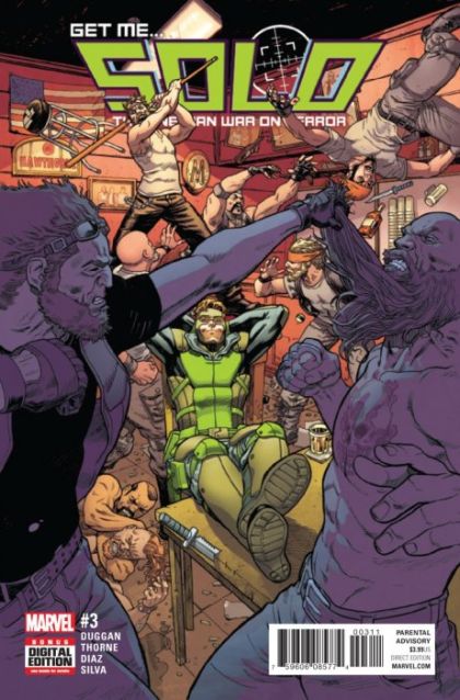 Solo (Marvel), Vol. 2 #3A Regular Mike Hawthorne Cover