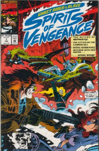 Ghost Rider / Blaze: Spirits of Vengeance #7A Direct Edition