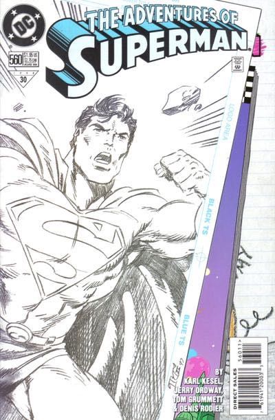 The Adventures of Superman #560A Direct Edition
