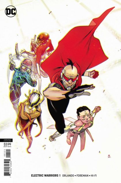 Electric Warriors #1B Variant Bengal Cover