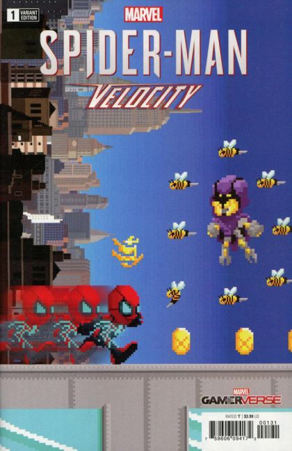 Spider-Man: Velocity #1C Variant Matthew Waite Retro Game Cover