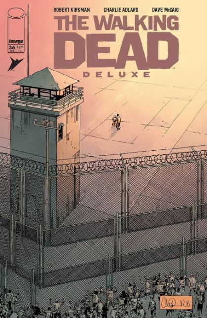 The Walking Dead Deluxe #36B Charlie Adlard & Dave McCaig Cover