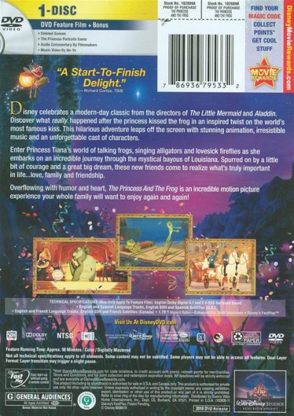 The Princess and the Frog (2009) - DVD