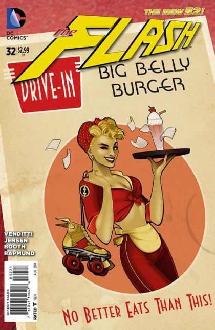 Flash, Vol. 4 #32B Bombshell Variant Cover