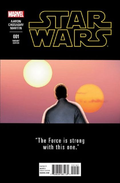 Star Wars, Vol. 2 (Marvel) #1F John Cassaday Incentive Teaser Variant (1:25)