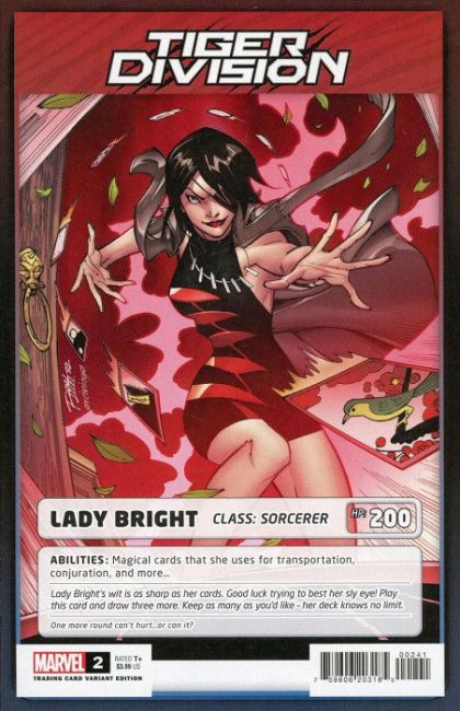 Tiger Division, Vol. 1 #2D Ron Lim Trading Card Cover