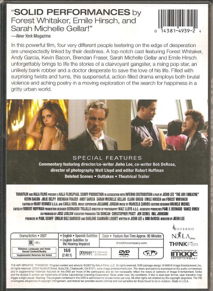 The Air I Breathe (2007) - DVD