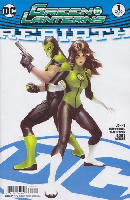 Green Lanterns: Rebirth #1B Alex Garner Variant