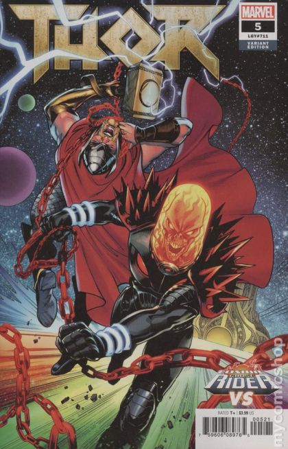 Thor, Vol. 5 #5B Variant Emanuela Lupacchino Cosmic Ghost Rider VS Cover