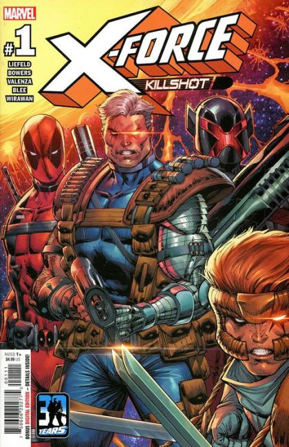 X-Force: Killshot Anniversary Special #1A Regular Rob Liefeld Cover