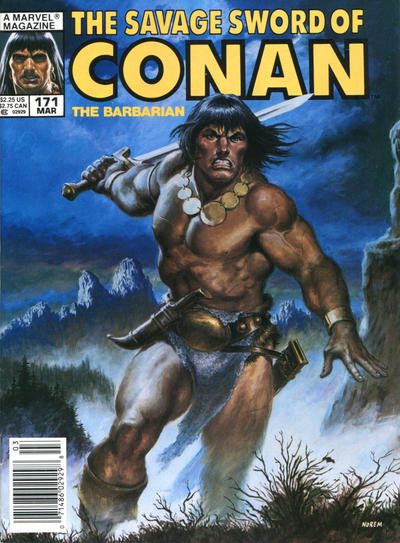 The Savage Sword of Conan, Vol. 1 #171B Newsstand Edition