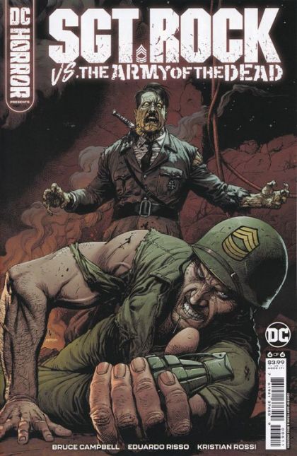 DC Horror Presents: Sgt. Rock vs. The Army of The Dead #6A Regular Gary Frank Cover