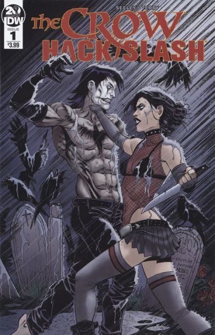 The Crow vs. Hack / Slash #1A Tim Seeley & Jim Terry Cover