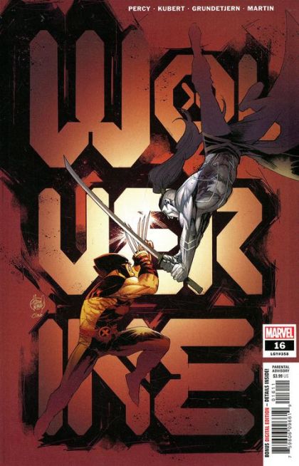 Wolverine, Vol. 7 #16A Regular Adam Kubert Cover