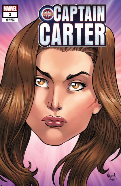 Captain Carter #1B Todd Nauck Headshot Cover
