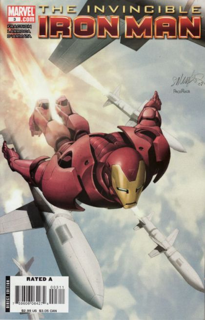 Invincible Iron Man, Vol. 1 #3A Salvador Larroca Regular