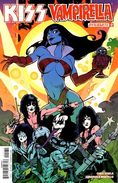 Kiss / Vampirella #2C Cover C by Roberto Castro